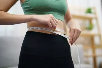 Asian healthy woman dieting Weight loss.